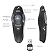 Presentation Clicker with Case Storage: PowerPoint Wireless Presenter Remote USB Type C Rechargeable Red Laser Pointer Clickers for Computer Project Mac PPT Slideshow Google Slide Advancer
