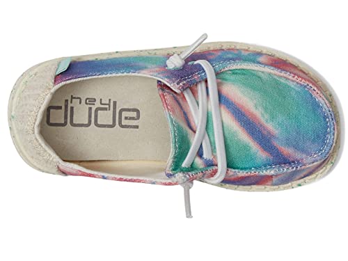 Image of HEYDUDE Girl's Wendy Youth Multiple Sizes & Colors | Girl?s Shoes | Girl?s Lace Up Loafers | Lightweight & Comfortable