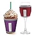 Beautyflier 8pcs Anti-Slip Neoprene 2.5mm Thick Collapsible Heat Resistant Coffee Cup Insulated Sleeve for Coffee/Tea/Cold Drinks (Multicolor embossed)