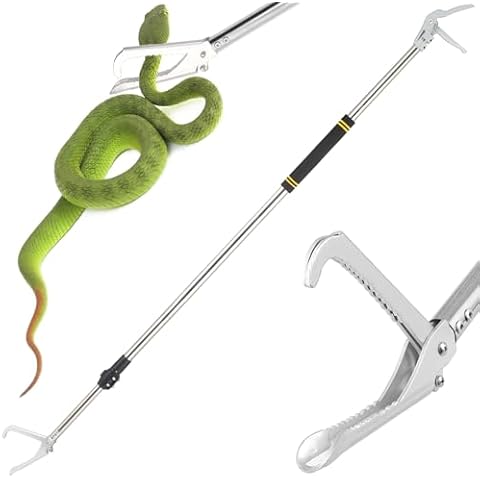 Greeily 68" Stainless Steel Snake Grabber Cover
