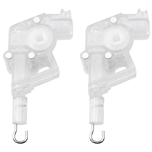 VAKTOK Heavy Duty Low Profile Wand Tilter Rod Tilt Mechanism Hook for 2 inch Horizontal Blinds Square Shaped Gear/Hook Connection?2PCS?