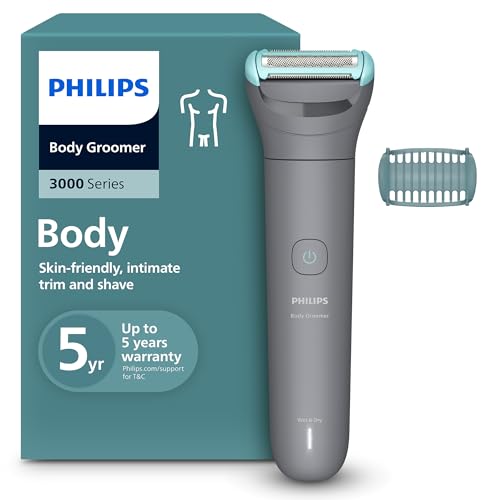 PHILIPS aparador e raspador de pelos do corpo, à prova d’água, Bivolt - BG3470/15