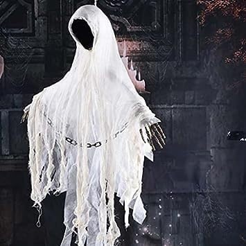 ハロウィンハンギングスケルトン、41インチ ハロウィーン 死神 ハロウィーン ハンギングゴーストデコレーション スケルトン フライン