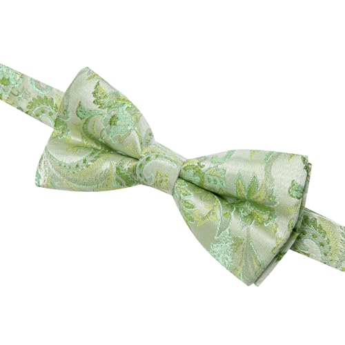 Image of YourTies Bow Ties for Men Pretied Bowties Solid Color Satin Bow Tie Formal Business Tuxedo Wedding Party Prom