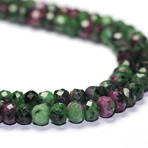 Ruby in Zoisite rondelles 6.5-7.5 mm pour création de colliers