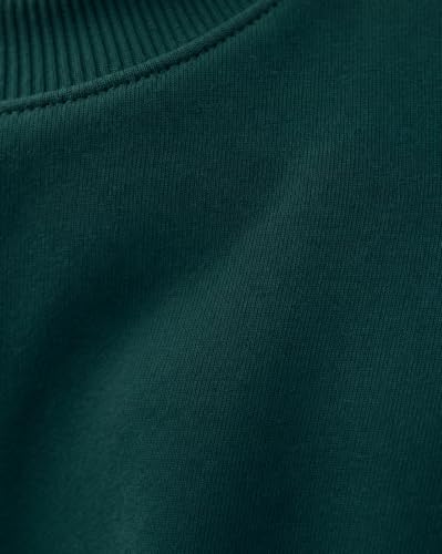 Image of Nobero Sweatshirts for Man Stylish | 280 GSM Rich Cotton Fleece Solid Regular Fit Full Sleeve Sweatshirt for Men | Stylish Casual Wear Winter Crew Neck Sweatshirt for Men