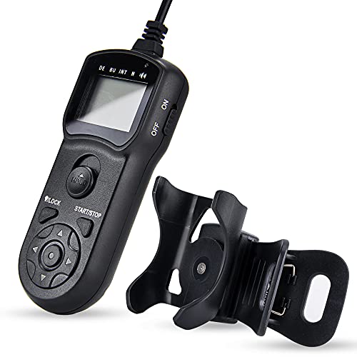 Il kit viene fornito con un treppiede supporto a clip per il montaggio del telecomando Timer su treppiede (diametro inferiore a 15.5mm), funzionamento più facile e comodo per timer