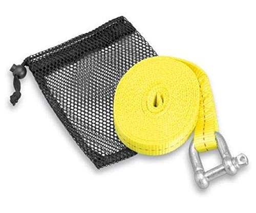 ATV Tow Strap with Shackle & Mesh Bag