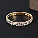 BQfife Sexy Anklets for Women Crystal Rhinestone Stretch Tennis Ankle Elastic Bracelet Gold Sliver (Gold)