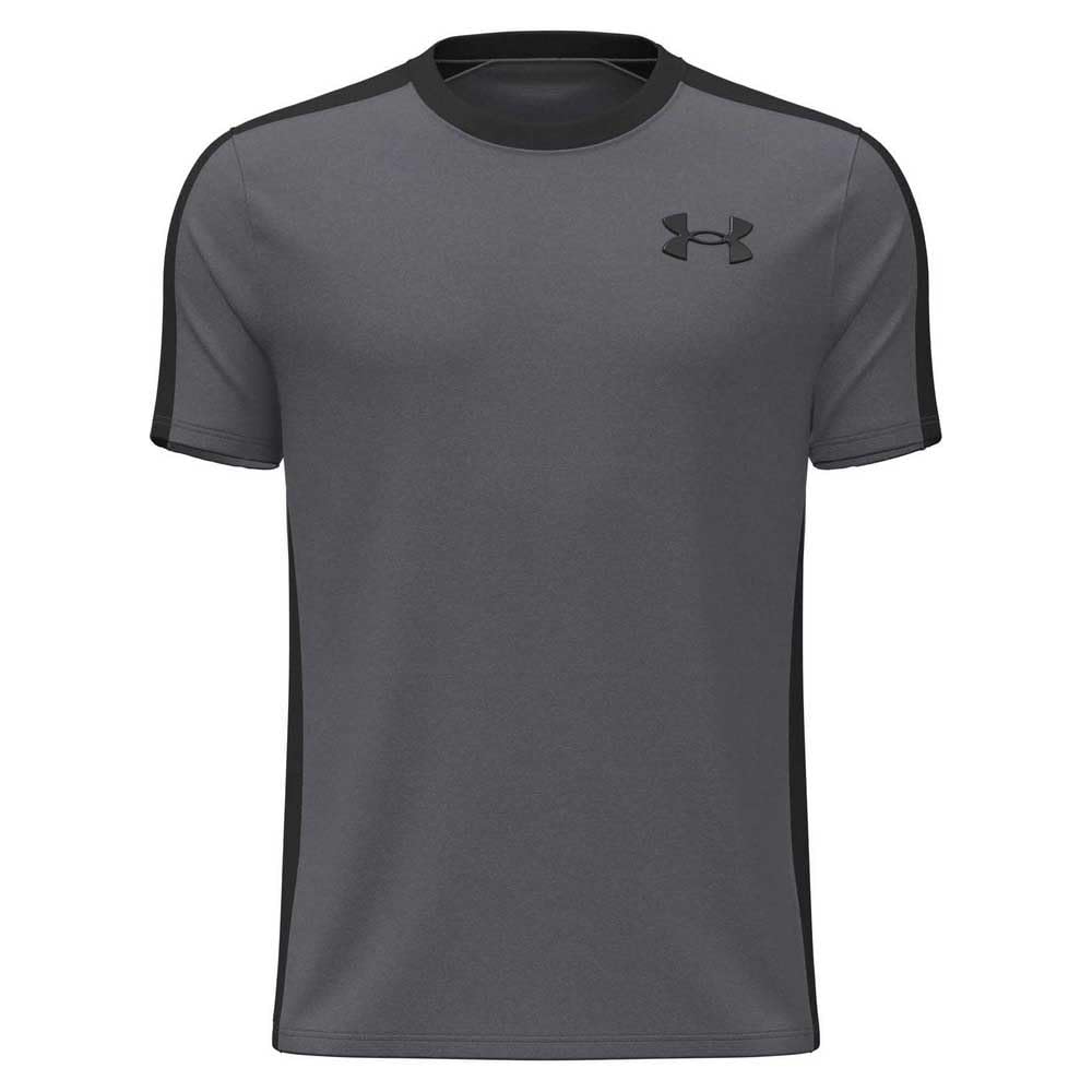 Under Armour HeatGear Wordmark Short Sleeve T-Shirt M Gray/Black