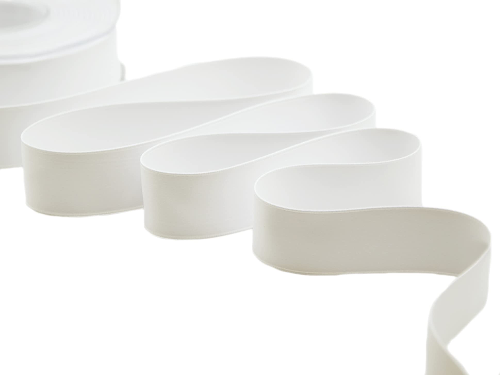 Furlanis Ribbon, Satin, Natural White, 25 mm x 20 m