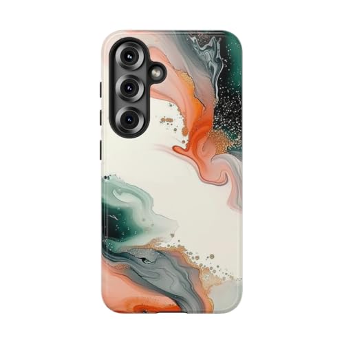 Coque Samsung S25 Abstract Swirls - Protégez des rayures avec éclat brillant