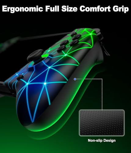 Image of Mocagen Switch Controller Games with Handheld Mode, Wireless Swtich Pro Controller for Nintendo Switch /OLED with Marco Buttons /Big Grip /Turbo /Hall Effect Joystick & Trigger