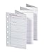 Produktbild BSB Ersatzeinlage Faltkalender Jahresübersicht Leporello, 2022, ca. A7-6-Fach Lochung - für Pocket Terminplaner Organizer, 02-0285