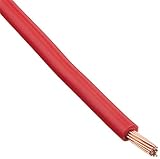 Audiopipe 10 Gauge Primary Wire (AP-10-100 RED), 100 Ft Red Automotive Wire, Durable PVC Jacket, Resistant to Water, Oil, Chemicals and Abrasion