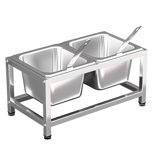 Juego de estantes comerciales para especias, estantes de condimentos de acero inoxidable, dispensador de condimentos, dispensador de condimentos, contenedor de alimentos para condimentos, salsa