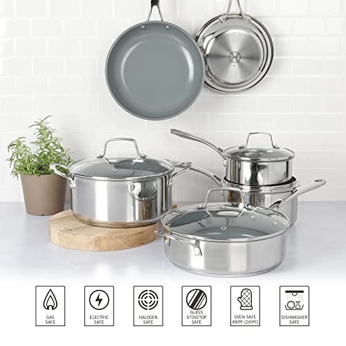 Martha-Stewart-Delaroux-10-Piece-Stainless-Steel-Cookware-Set-wPFAs-Free-Premium-Nonstick-Ceramic-Interior