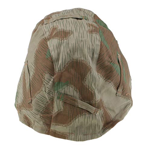 Housse de casque réversible allemande M42 à éclats couvre-casque militaire de collection