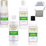 My Hair Helpers Complete Family Head Lice Treatment Kit includes Nit Comb, Works for 2-4 Kids