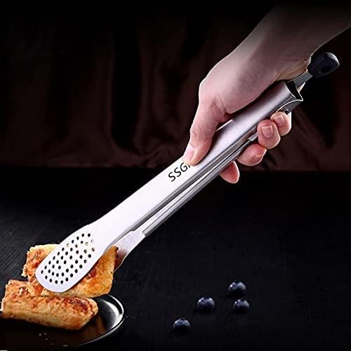 Pinzas for cocinar de 304, pinzas for alimentos de rango ajustable, pinzas for cocinar barbacoa, pinzas for carne, barbacoa, repostería, abrazadera for pan, utensilios de cocina, alicates