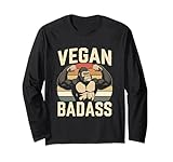 gorilla vegano badass vegano bodybuilder alimentato pianta maglia a manica