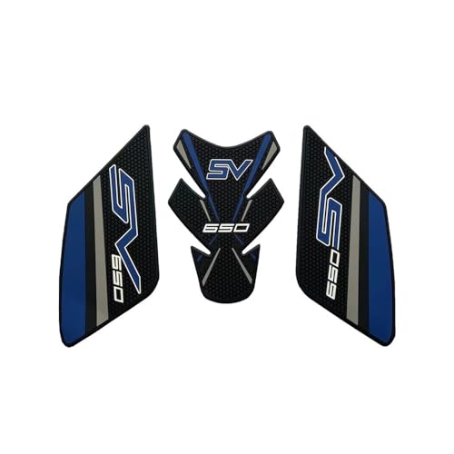 Autocollants de réservoir de moto en caoutchouc traction latérale antidérapante SV650