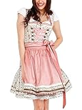Krüger Damen Trachten Dirndl kurz, Modell: Felini, über Knie, Art.-Nr. 045835-0-0233, 36, türkis