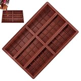 Moldes De Silicona Para Chocolat | Molde De Barra De Chocolate Profundo | Moldes Gruesos De Silicona Para Barra De Chocolate | Moldes Multiusos Para Dulces Grandes