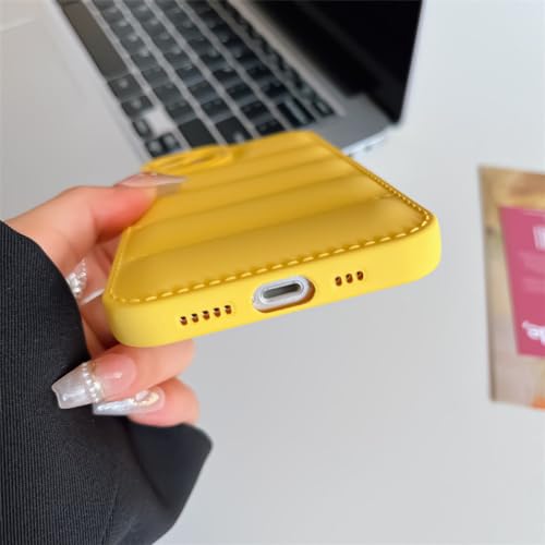 NOBAA The Puffer Liquid Silicone Shockproof Case For iPhone 15 14 13 12 11 Pro X XS XR Max 8 7 Plus SE Down Jacket Bumper Cover,Rose,For 8Plus,7Plus