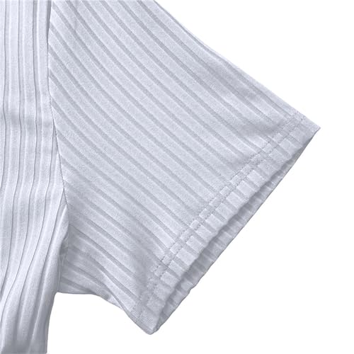 Chemise blanche homme manches courtes été mode respirante décontractée - 4