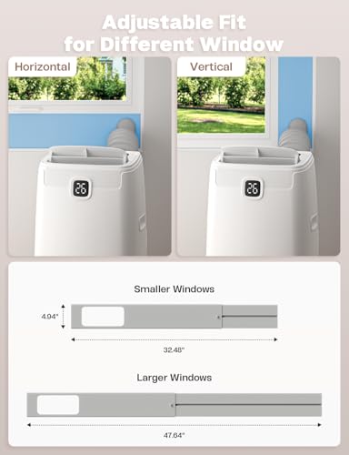 Image of Portable Air Conditioners, 14,000 BTU Portable AC Unit for Room up to 650 Sq. Ft, 3 in 1 Small AC Unit with 24H Timer Smart Sleep Mode, Smart Stand up Air Conditioner for Bedroom(14,000 BTUs)