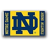 NCAA Notre Dame Fighting Irish 3-by-5 Foot Flag ND Logo with Grommets