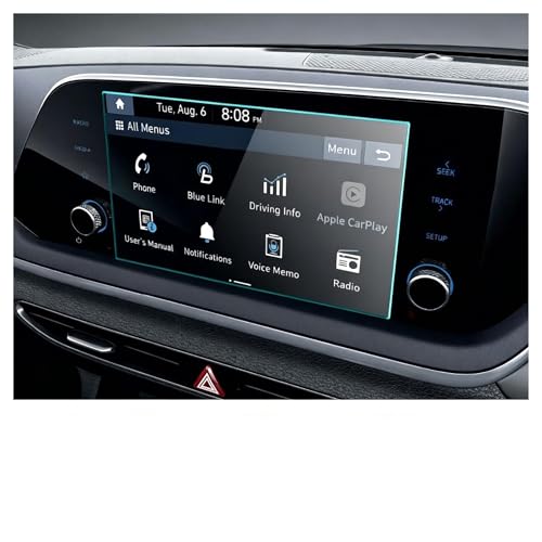 Verre trempé Kia Sonata DN8 film protecteur de navigation haut de gamme pour écran tactile 8"