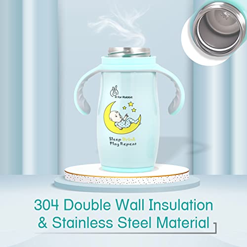 R-for-Rabbit-Steebo-Crescent-Stainless-Steel-2-in-1-Baby-Spout-Sipper-Cup-for-Kids-Age-3-Months-to-18-Months-Blue240ml