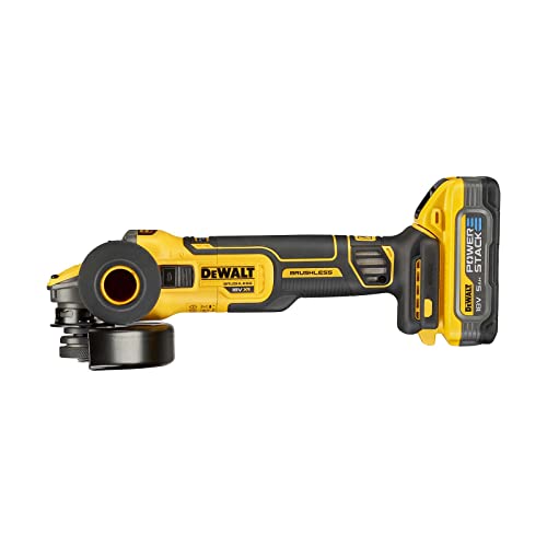 DeWALT Akku-Winkelschleifer DCG409H2T-QW 18V 5Ah, 125mm, inkl. Powerstack-Akku, Trennschleifer – Bild 4