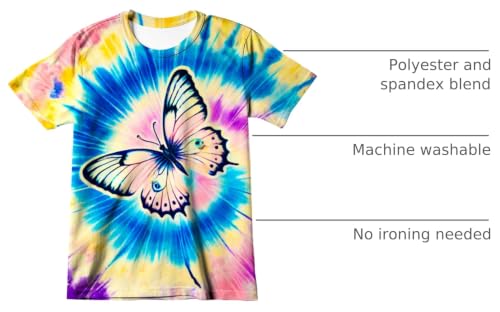 Image of Graphic Kids Tie Dye Shirt Size 4-10
