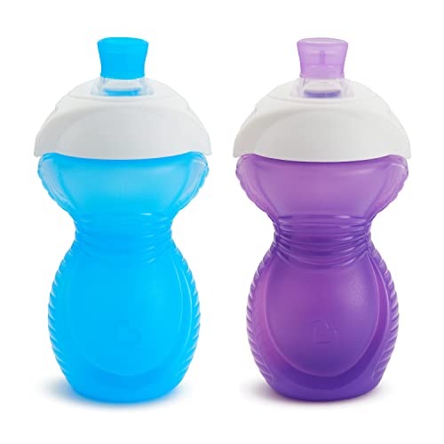 Image of Munchkin Click Lock Bite Proof Sippy Cup, Blue/Purple, 9 Ounce, 2 Count