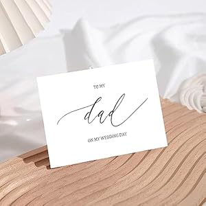 Nchigedy Set of 2 Wedding Day Card for My Parents To Dad And Mom On My Wedding Day Card Wedding Day Card Set for Mom And Dad