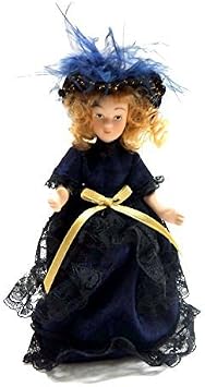 Melody Jane Dolls House Victorian Young Lady Girl Miniature People Porcelain BL