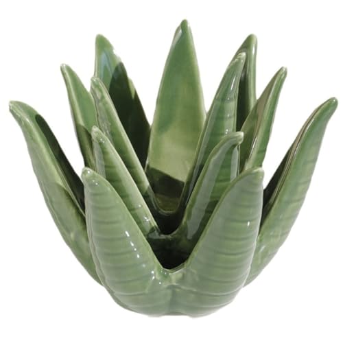 Alipis Bandeja De Joyería Bandeja De Tocador Estante Para Collares Plato De Pulsera Bandeja De Collar Sostenedor Del Anillo De Aloe Plato De Joyería Palets Cerámica Placa De Pulsera Joyas