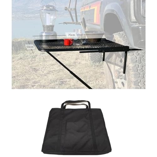 Mesa de comedor plegable al aire libre, ligera y ajustable para caravanas y aventuras de viaje