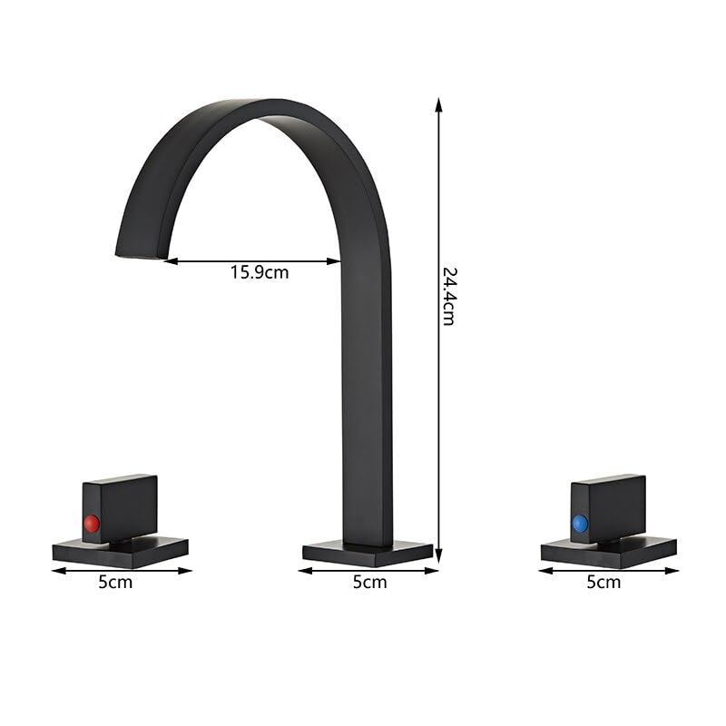 Robinet de baignoire chic et mitigeur lavabo pour suite parentale