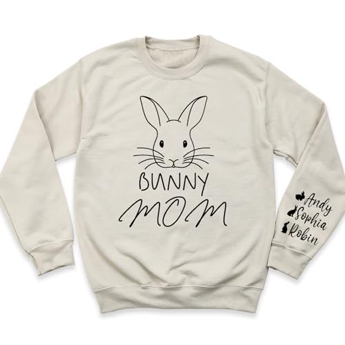 Bunny Mom Sweatshirt, Bunny Mother Sweatshirt, Rabbit Lover Gift, Rabbit Gift, Bunny Mom Gift, Animal Pet T-shirt, Rabbit Mama Sweatshirt