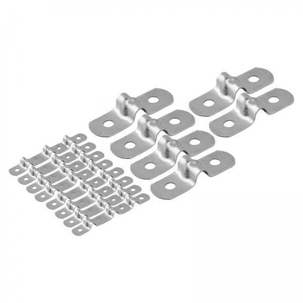 Enakshi® 6x30 Pieces Conduit Clamps M5 Heavy Duty Wire Cord Installation Conduit Straps