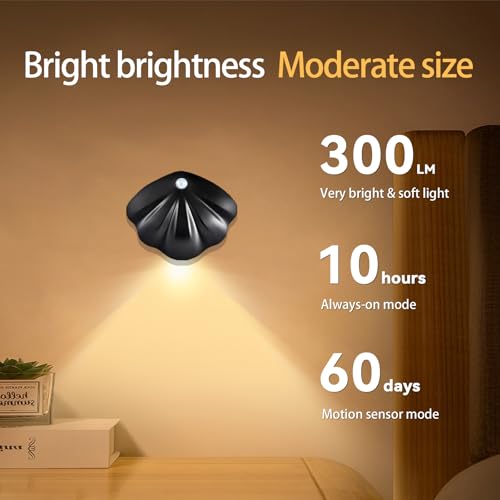 Image of LED Wall Light 3 Colors,Indoor Wireless Wall Sconces Lamp 3000mAh Rechargeable Battery Power Wall Lamps,Adjustable Brightness，Rotation Cordless Light,Suitable for Bedroom Stairs,2 Pack