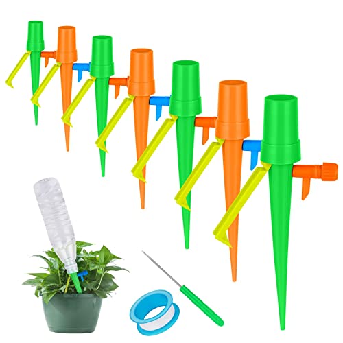 Flintronic 15PCS Riego por Goteo Automático Kit, Sistema de Riego para Macetas, Ajustable Dispositivo de Riego para...