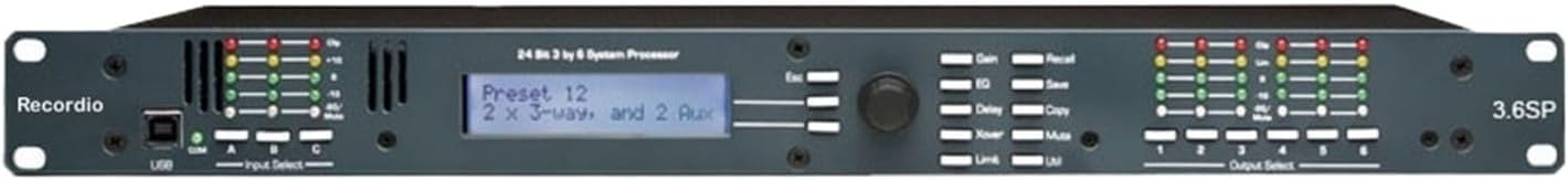 GAX-460 Professional Digital Processor Speaker Management Pro Audio Processor Pro Stage Audio Equipment(3.6SP)