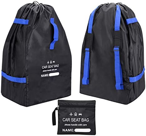 UMJWYJ Travel Bag Adjustable Padded Backpack for Car Seat Travel Tote Ideal Gate Check for Air Travel and Car Seat