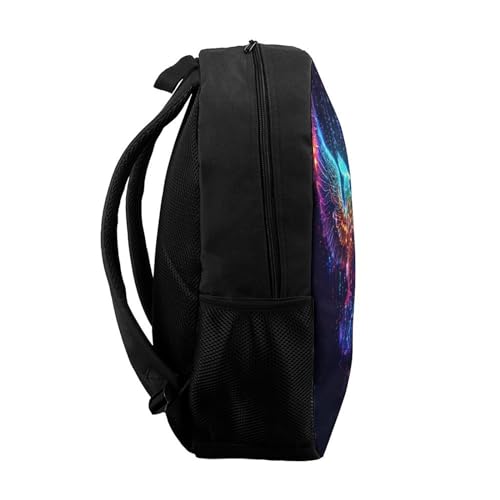 Sac à dos oiseaux 3D relief avec sac à lunch assorti et zips fluides - 7