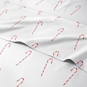 Kingchristmascandycanessheetsetholidayxmaspatternbeddingsetdeeppocketssnugfit4piecewrinklefreecozycoolingfestivewinterholidaysheetsforwomenmenkidsteens Urban Country Home Decor King christmas candy canes sheet set holiday xmas pattern bedding set deep pockets snug fit 4 piece wrinkle free cozy cooling festive winter holiday sheets for women men kids teens urban country home decor